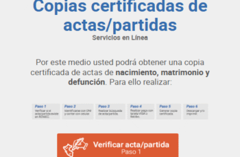 Cómo obtener el acta de nacimiento digital desde casa
