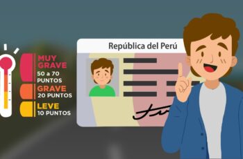 Consulta de puntos por infracciones de tránsito en Perú